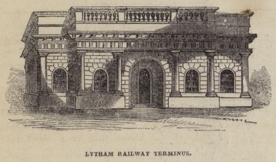 Lytham Railway Terminus by English School